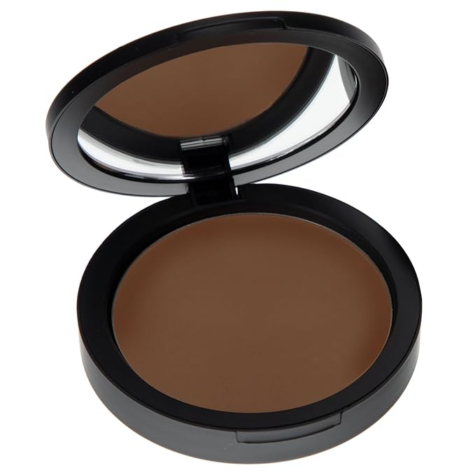 Mineral Dual Powder in COFFEE BREAK (Extra Dark) | 4-in-1 Pressed Mineral Foundation with SPF 15 for Flawless Glow & Soft Looking Skin | Oil Free, Talc Free, Gluten Free | 0.45 Oz | by Mommy Makeup-Velvo Beauty