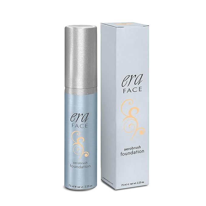 ERA Face spray makeup (Y5 Wheat, 2.25 oz) - airbrush foundation, everyday, buildable, professional spray on cosmetics by Era Beauty-Velvo Beauty