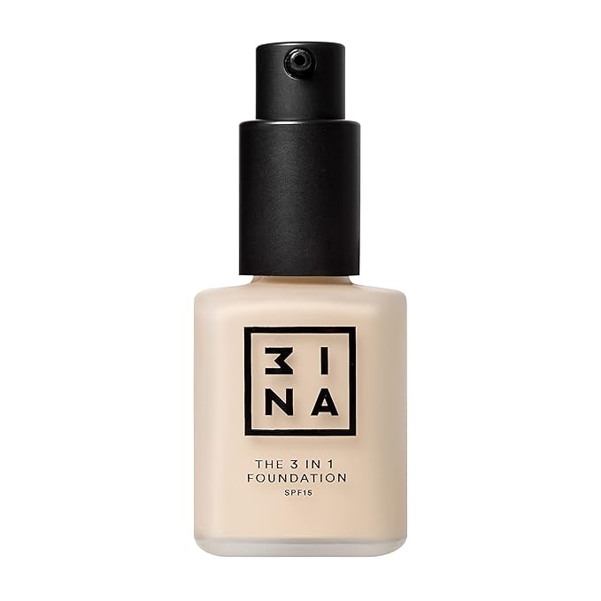 3INA The 3-In-1 Foundation 211 - Vegan Formula - Combination Of Primer, Concealer And Foundation - Medium Coverage - Natural Finish - Perfect For Covering Lines And Blemishes - Long Lasting - 1.01 Oz-Velvo Beauty
