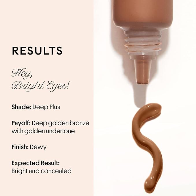 Winky Lux Peeper Perfect Under Eye Concealer, Makeup & Eye Brightener, Full Coverage Concealer for Dark Circles, Color Corrector & Eye Primer, With Collagen, Hyaluronic Acid & Vitamin E (Deep Plus)-Velvo Beauty