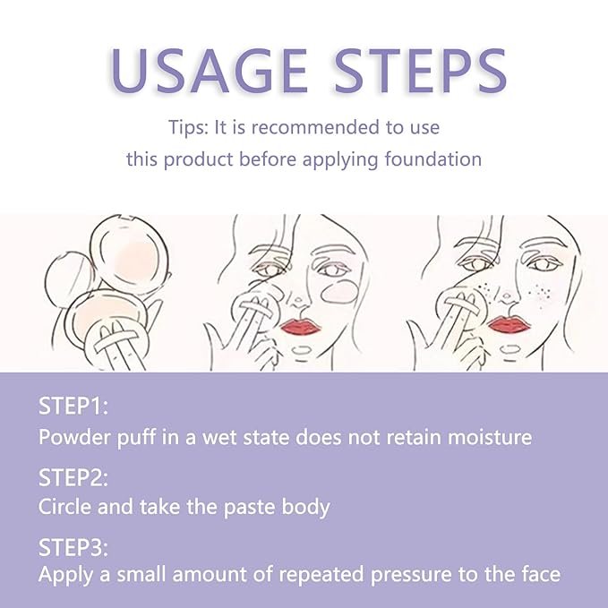 Chillab Lavender Matte Powder,Matte Oil Control Face Pressed Powder,Face Setting Powder with Mini Powder Puff for Silky Flawless Long-Lasting Lightweight Skin-friendly Face Cosmetics (Lavender)-Velvo Beauty