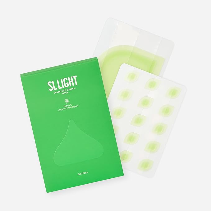 Cica Bio Spot Control Patch (1 Box, 62pcs) | Soothing Acne Patch for Redness & Blemishes | With Cica, Niacinamide & Tea Tree | Gentle for Sensitive Skin | Korean Skincare-Velvo Beauty