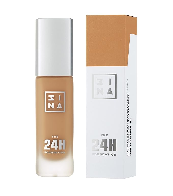 3INA The 24H Foundation 630-24H Long-Wearing Formula - Medium To High Buildable Coverage - Smooth Matte Finish - Expanded Shade Selection - Waterproof, Cruelty Free, Vegan Makeup - 1.01 Oz-Velvo Beauty