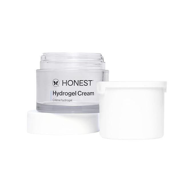 Honest Beauty Refill Pod for Full Size Hydrogel Cream | Lightweight, Moisturizing Water Cream | Gentle for Sensitive Skin, Fragrance Free, Vegan | 1.7 fl oz-Velvo Beauty