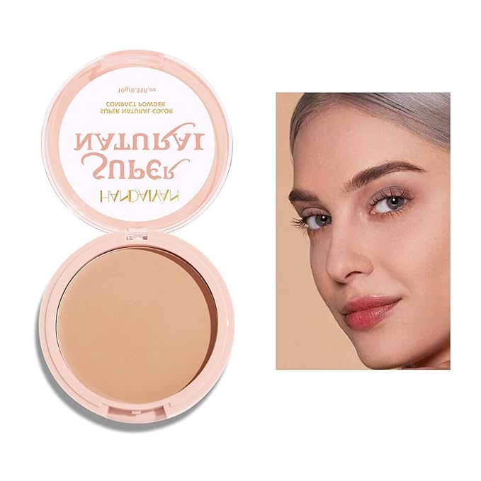 Pressed Face Powder Makeup Mineral Foundation Finishing Powder Pressed Finishing and Setting Powder Loose Setting Powder Makeup #04-Velvo Beauty