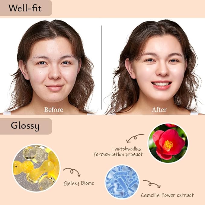 MOONSHOT KOREA Matte Fit Cushion Foundation Full Coverage Matte Finish, Breathable Makeup for Face, Long Lasting, Lightweight K-BEAUTY (23N Cosmic Beige, Matte Fit Cushion)-Velvo Beauty