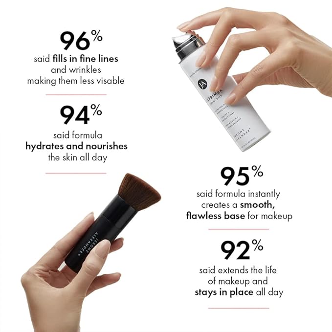 Jerome Alexander MagicMinerals Air Primer & Setting Spray Bundle – LiquidSilk Air Primer and AirFinish Setting Spray – Pore-Minimizing, Skin-Smoothing Formula for Long-Lasting, Flawless Matte Finish-Velvo Beauty