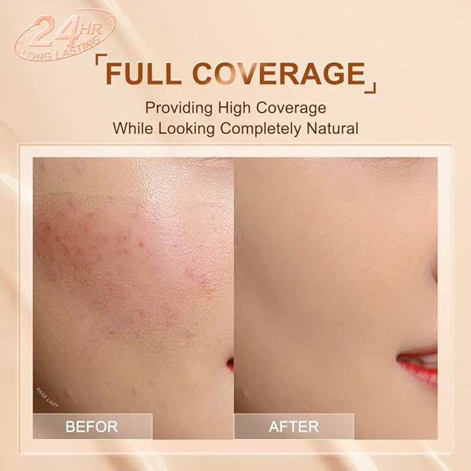 Ultra Matte Liquid Foundation Makeup, Full Coverage Shine Free Foundation Cream for Oily Skin, Waterproof Natural Face Foundation Make-Up Lasts Up to 24HR, 0.7Oz (#04)-Velvo Beauty