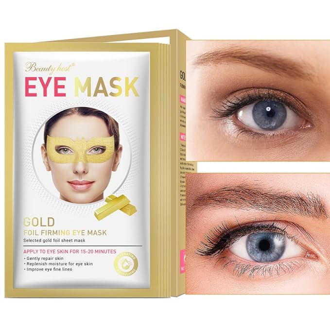 Generic 24 K Gold Eye Mask Puffy Eyes and Dark Circles Treatment Relieve Pressure and Reduce Wrinkles, Revitalize and Refresh Your Skin-Velvo Beauty
