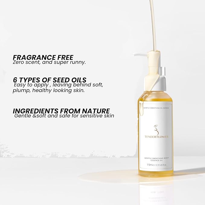 Stretch Mark Oil（110ml）, body oil for Pregnancy,belly oil, belly abdominal Serum Skin Care,Moisturizing Dry Skin, Tender & Softening，True Belly Serum 3.7OZ-Velvo Beauty