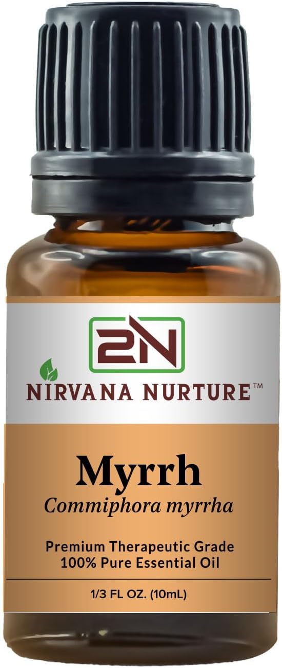 Myrrh Essential Oil 100% Pure Premium Therapeutic Grade, Undiluted - Aromatherapy Diffuser for Calm and Relaxation, Skin Care, Hair Care-Velvo Beauty
