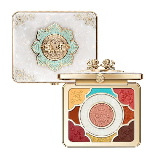 zeesea [Palace Identity Tang Romance Makeup Palette (02# Orange Frost)-Velvo Beauty