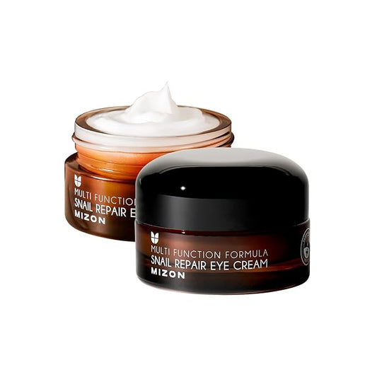MIZON Snail Line Snail Repair Eye Cream, natural treatment, wrinkle treatment, fine line, hydrating, healthy skin, Korean skincare (0.84 oz)-Velvo Beauty