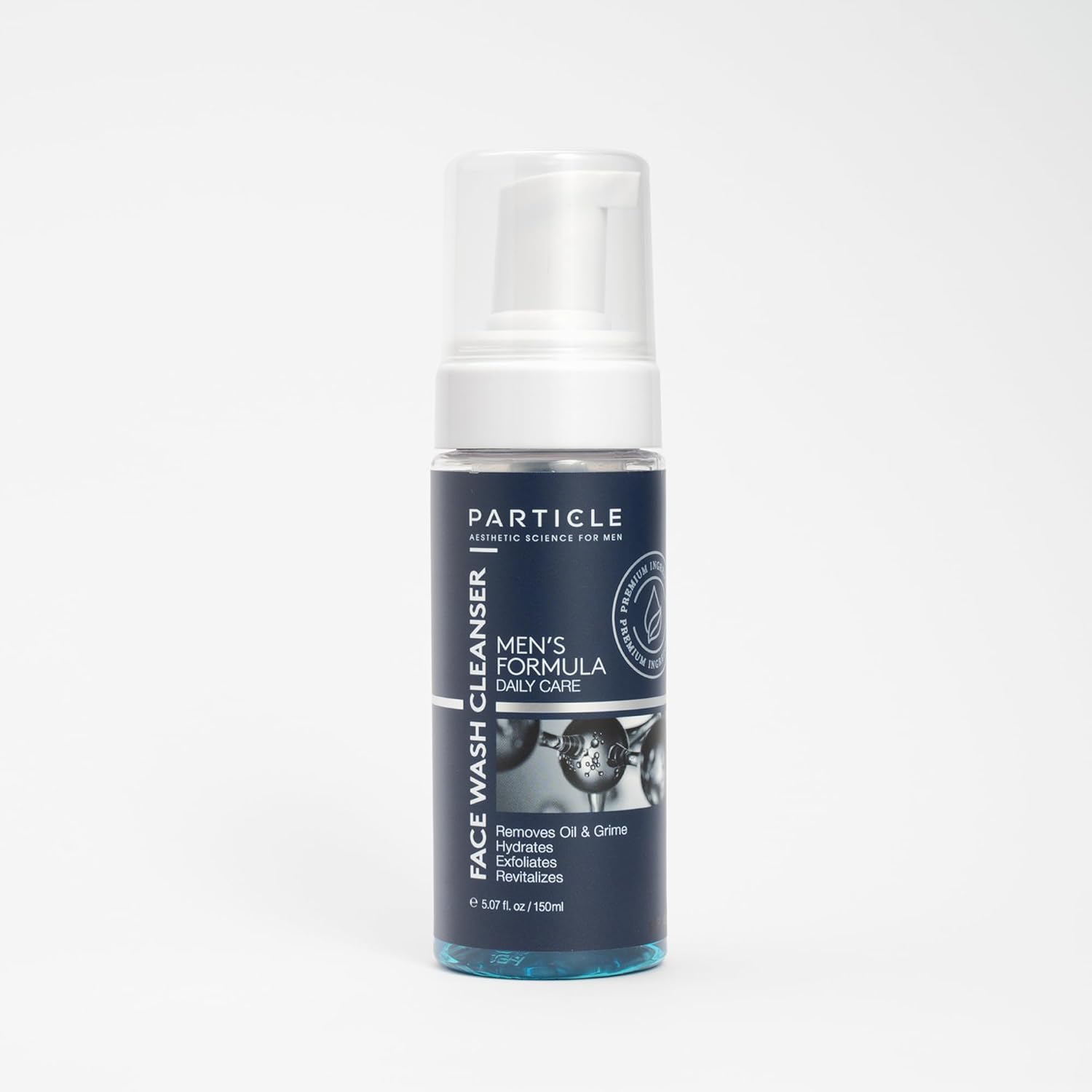 Particle Mens Face Wash - Anti Aging Face Cleanser for Men (5.07 Oz) - Daily Moisturizing Face Wash for Men - Revitalizes, Hydrates & Soothes, All Skin Types & All Ages-Velvo Beauty