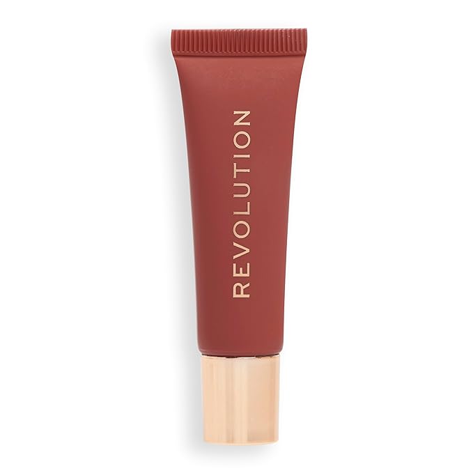 Revolution Beauty, Juicy Peptide Lip Balm, Hydrating & Plumping Lip Balm with Sheer Color, Infused with Vitamin E & Peptides, Nude Latte, 0.27 Fl. Oz-Velvo Beauty