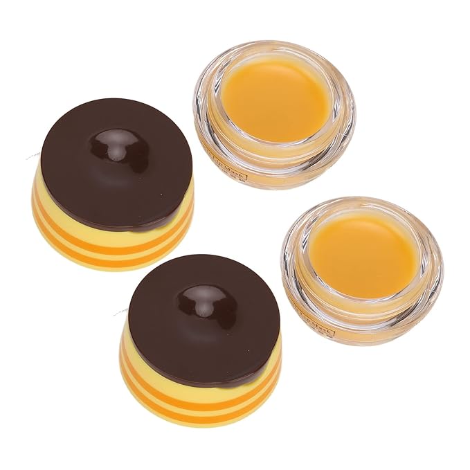 2pcs Honey Lip Balm, Lip Hydrating Prevention Dry and Cracked Lip Scrubs Exfoliator, Day and Night Repair Lip Sleeping Masks Honey Lip Balm-Velvo Beauty