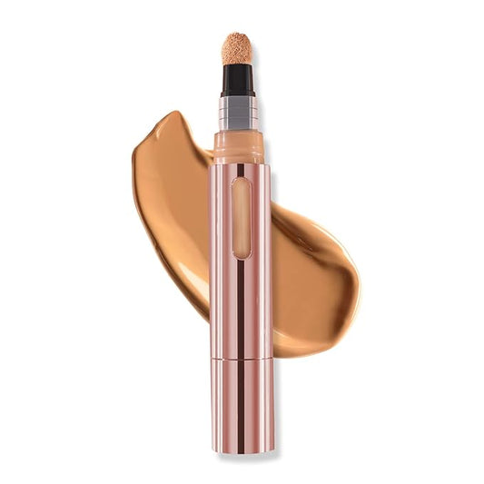 Mally Beauty - The Plush Pen Brightening Concealer Stick - Tan - Hydrating Turmeric, Vitamin E, and Hyaluronic Acid Infused Formula - Medium Buildable Coverage with a Natural, Smooth Finish-Velvo Beauty