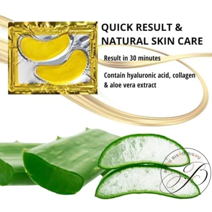 32 Pairs 24K Gold Under Eye Patches with 4 pieces of Lip Mask, Anti-Aging Eye Mask, Under Eye Mask Dark Circles and Puffiness, Wrinkles Patches with Hydrogel, Collagen Eye Pad-Velvo Beauty