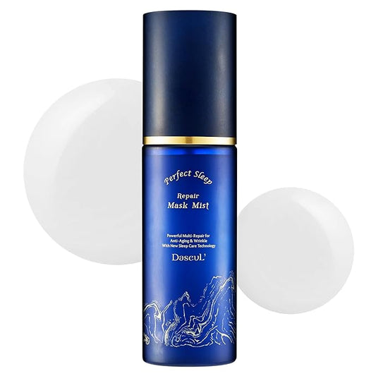 Perfect Sleep Repair Mask Mist 2.70fl.oz, Retinol-Infused Dual Layer Sleeping Serum-in-Mist for Overnight Skin Recovery, Lifting & Wrinkle Care, Deep Hydration & Radiance Boosting Korean Facial Spray-Velvo Beauty
