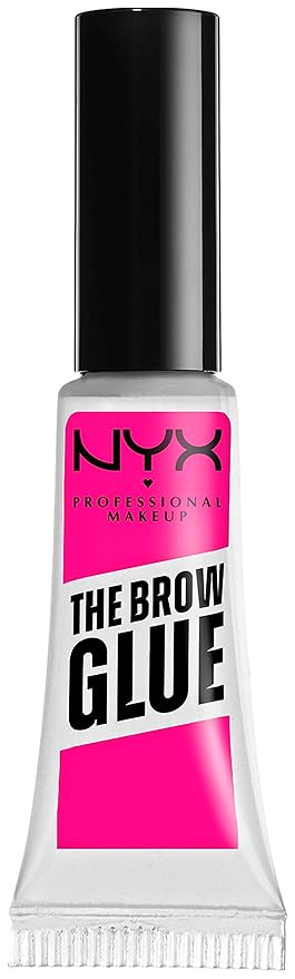 NYX PROFESSIONAL MAKEUP Plump Right Back Plumping Serum & Primer, With Hyaluronic Acid & The Brow Glue, Extreme Hold Eyebrow Gel - Clear-Velvo Beauty