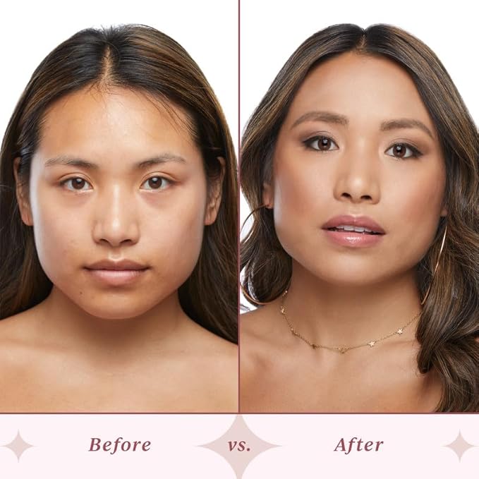 Foundation for Light to Full Coverage - Mousse Liquid Makeup Foundation for Uneven Skin Tone - Diverse Skin Types Mature, Dry, Oily - Oil-free, Cruelty-free (Light Medium)-Velvo Beauty