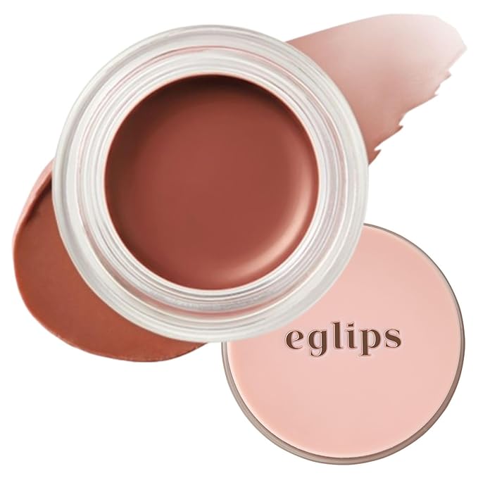 EGLIPS Lip & Cheek Glow Balm - Multi-Use Tinted Melting Balm Blush for Lips & Cheeks Builable and Blendable Texture (03 BREEZE, 0.18 oz)-Velvo Beauty