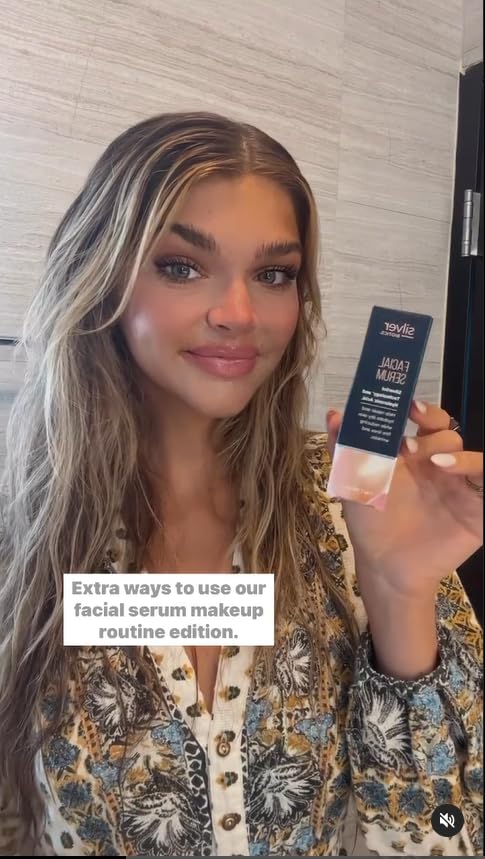 Silver Biotics Anti-aging Colloidal Nano-Silver Facial Serum Gel | Great For Blemishes, Scars & More All Natural Face Care | 20 PPM Silversol + 2% Hyaluronic Acid | 1 fl oz-Velvo Beauty