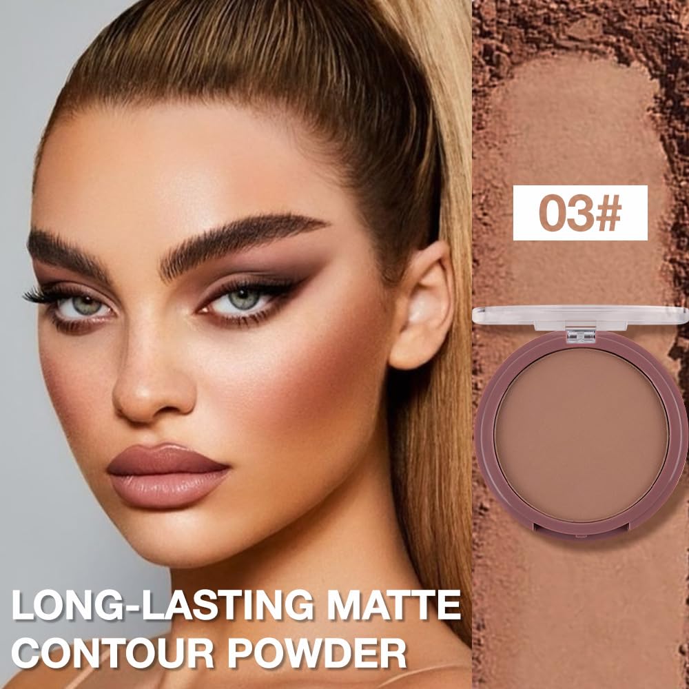 Natural Matte Neutral Brown Cream Contour Palette – Lightweight, Blendable Monochrome Powder, Base for All Skin Tones, Face Makeup for Women & Men, Vegan,Cruelty-Free, Paleta de Contorno en Crema Mate-Velvo Beauty