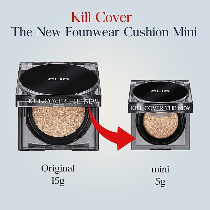 CLIO Kill Cover The New Founwear Cushion (Mini, 5g, 4 GINGER)-Velvo Beauty