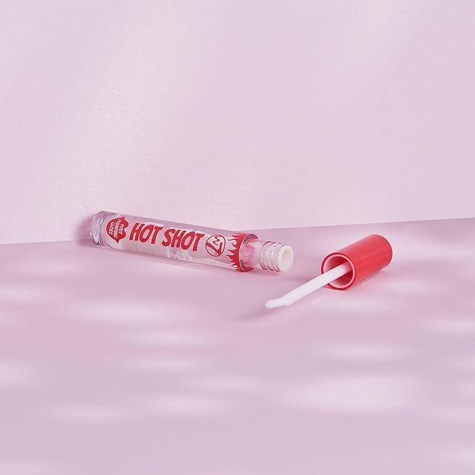 W7 Hot Shot Plumping Gloss - Enhancing Plump Effect For Fuller Lips - Clear, Natural, High Shine Finish-Velvo Beauty