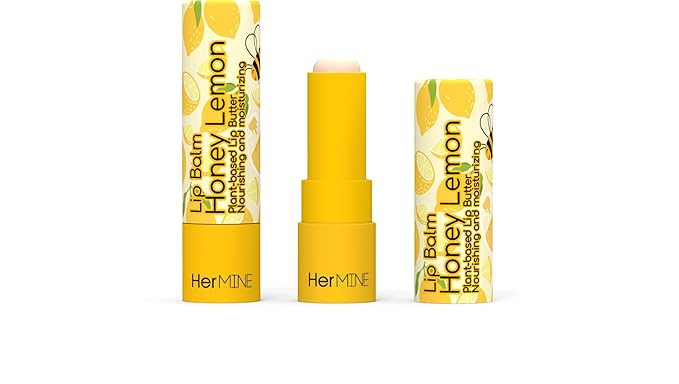 HerMINE Lip Balm Plant-based Lip Butter 3 Pack Nourishing Moisturizing LipBalm LipButter Long Lasting Delicious Flavors Intense Hydration-Velvo Beauty