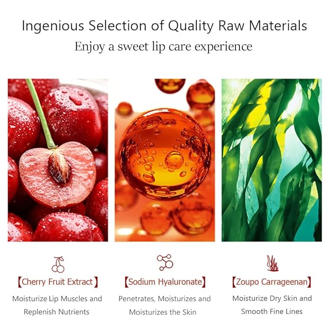 20Pcs Moisturizing Restores Moisture Lip Mask for Dry Lips and Lip Lines Overnight Lip Care, Gel Treatment Plumping Lips Mask (Red)-Velvo Beauty