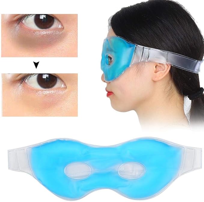 Cooling Eye,Reusable Anti-Fatigue Dark Circles Cold & Hot Compress Sleeping Eye Ice Cooling Eye-Velvo Beauty