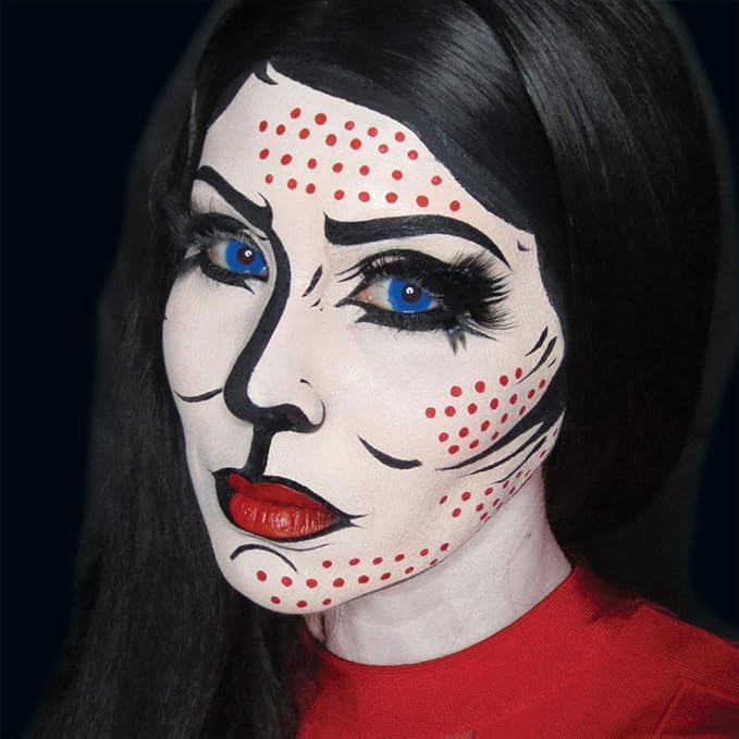 Mehron Makeup Premium Character Kits| Makeup Kits for Halloween & Cosplay| Made in the USA | Complete Makeup Kit | Includes all Makeup, Tools, & Instructions on How to Create the Look | (Clown)-Velvo Beauty