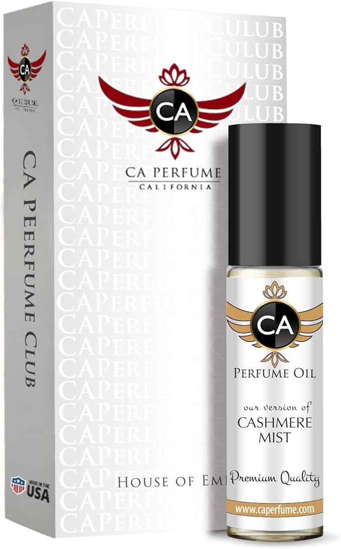 CA Perfume Impression of Cashmere Mist For Women Replica Fragrance Body Oil Dupes Alcohol-Free Roll-On 0.3 Fl Oz/10ml-Velvo Beauty