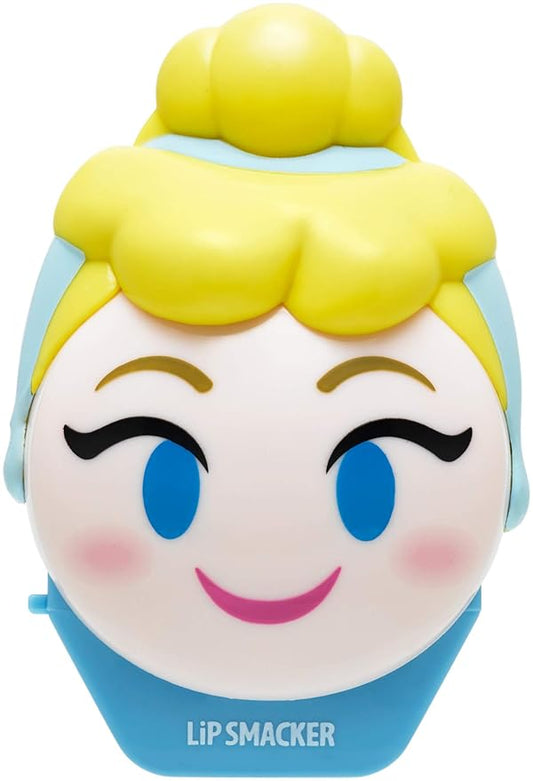 Lip Smacker Disney Cinderella Emoji Lip Balm Flavored, Bibbity Bobbity Berry, Clear, For Kids-Velvo Beauty
