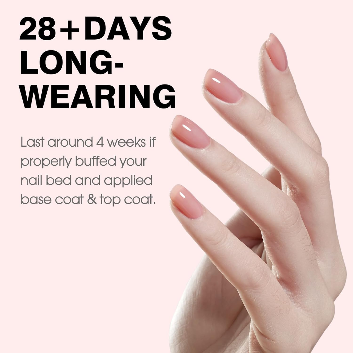 CANNI Pink Jelly Gel Polish – 9ML Translucent Sheer Nude Soak-Off UV/LED Gel Nail Polish for DIY Manicure or Salon Use-Velvo Beauty