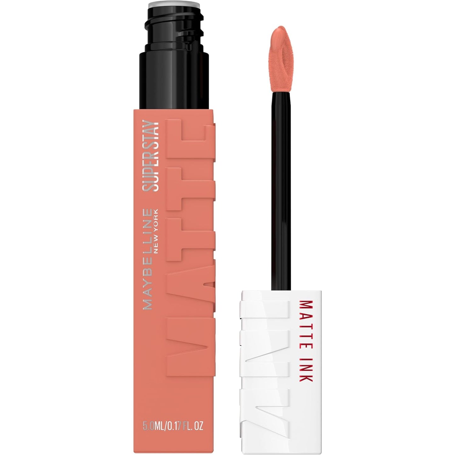 Maybelline Super Stay Matte Ink Liquid Lipstick Makeup, Long Lasting High Impact Color, Up to 16H Wear, Loyalist, Light Pink Beige, 1 Count, Packaging May Vary-Velvo Beauty