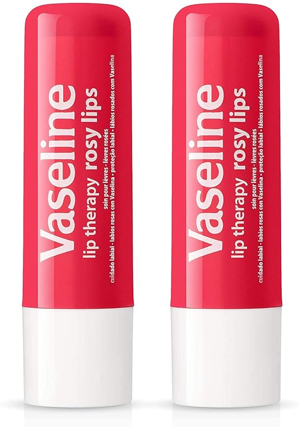 Vaseline Lip Therapy Stick with Petroleum Jelly Gift Set Includes Original, Rosy Lips and Aloe, 6 Count-Velvo Beauty