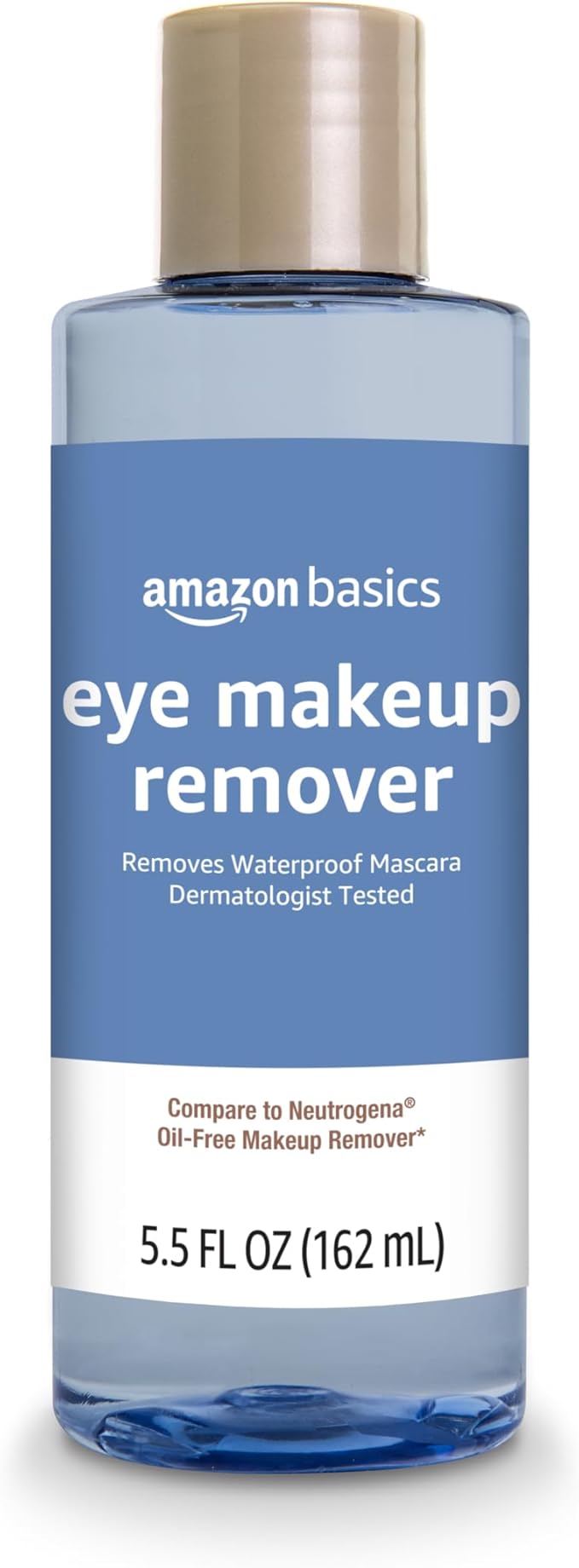 Amazon Brand - Solimo Eye Makeup Remover, Removes Waterproof Mascara, Dermatologist Tested, 5.5 Fluid Ounce-Velvo Beauty