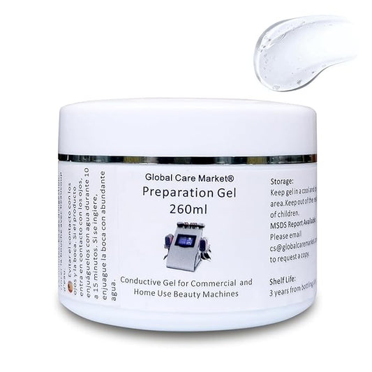 Preparation Gel – RF Conductive Gel with Hyaluronic Acid for Use With Radio Frequency Face and Body Machines, Skin Cooling Gel Primer for IPL Hair Removal Device-Velvo Beauty