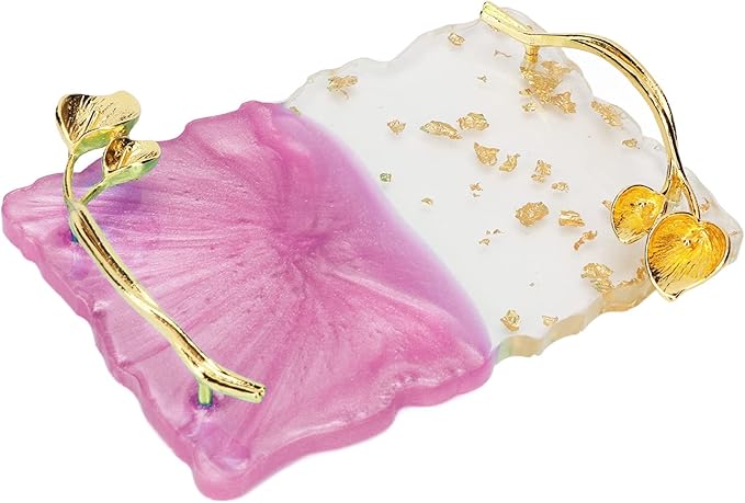 Resin Nail Palette Nail Palette Nail Art Makeup Display Board Manicure Stand Manicure Palette Nail Art Color Manicure Nails DIY Tool (Pink)-Velvo Beauty