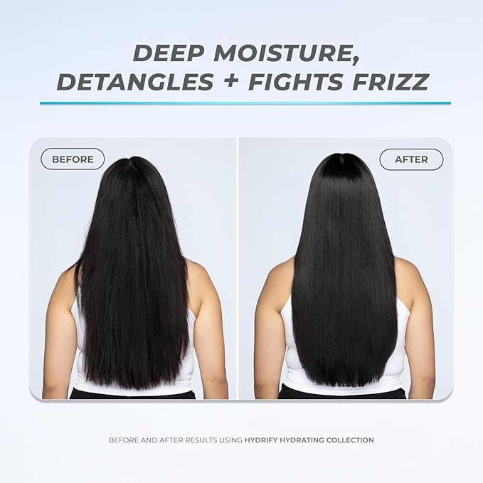 XMONDO Hydrify Ultra Hydrating Mask - Deep Conditioning Treatment for Dry, Damaged Hair, Intense Moisture with Hyaluronic Acid, Shea Butter, and Our Signature 6 Oil Blend 7.95 fl. oz.,-Velvo Beauty