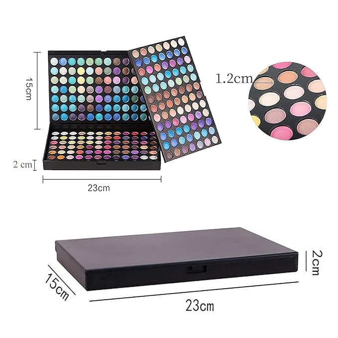 VERONNI 252 Colors Eyeshadow Palette Makeup set 3 Layers High Pigmented Matte Shimmer Eyeshadow Pallet Professional Full Eye Makeup Kit EyeShadow Box Ultimate Cosmetics Set-Velvo Beauty