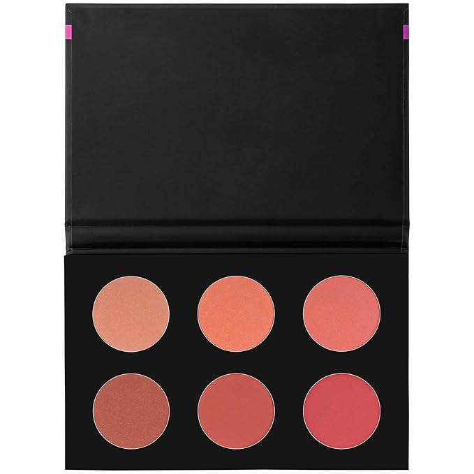 SHANY Shimmer & Matte Warm-Toned Blush Palette - Layer 6 - Refill for the 6 Layer Mini Masterpiece Collection Makeup Set-Velvo Beauty