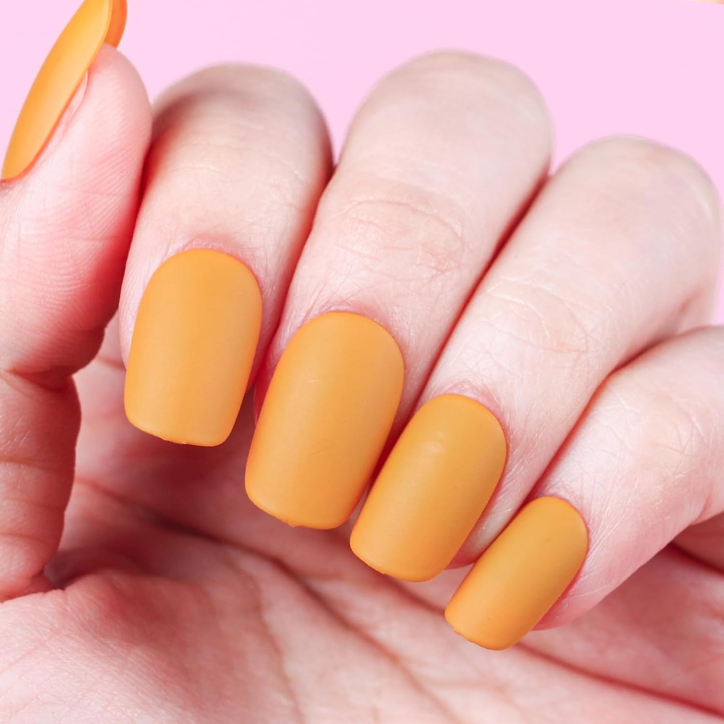 Matte Nail Polish Quick Dry Nail Lacquer for Nail Art Varnish, Mist Effect Matte Finish Velvet Nail Polish, 0.35 fl oz (Egg Yellow-02, 10 ML)-Velvo Beauty