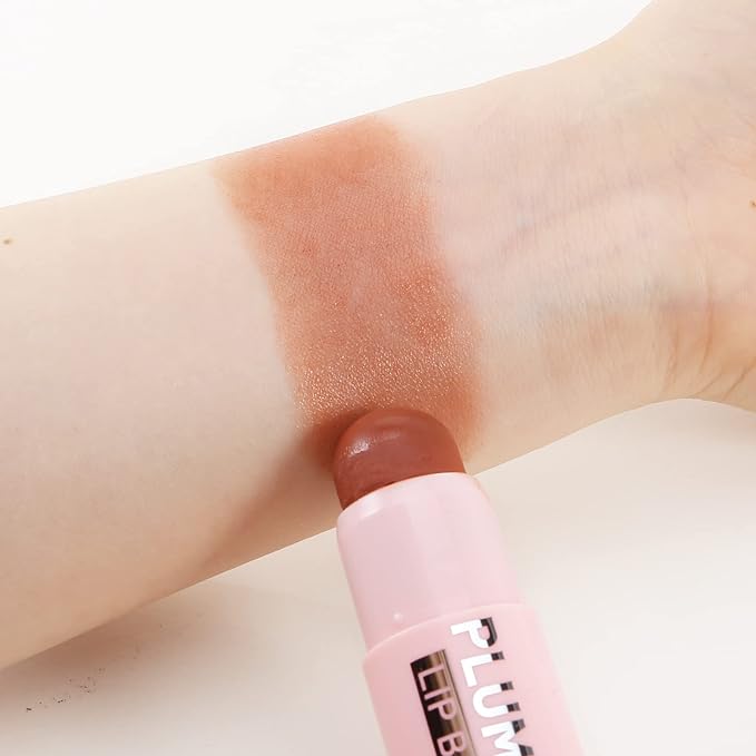 Boobeen Lip Plumping Balm,Moisturizing Lip Plumper Makeup, Long Lasting Lip Moisturizer for Lip Care, Hydrating Lip Balm for Natural Lip Color-Velvo Beauty