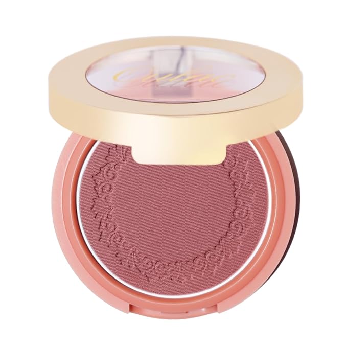OULAC Blush Makeup Powder Mauve| Natural Matte Blush Cool Tone Skin Light Meidum | Buildable & Light Weight Smooth| Cruelty-Free Blush Vegan | 4.8g 11 Fatal Seduction (Mauve Wood Color)-Velvo Beauty