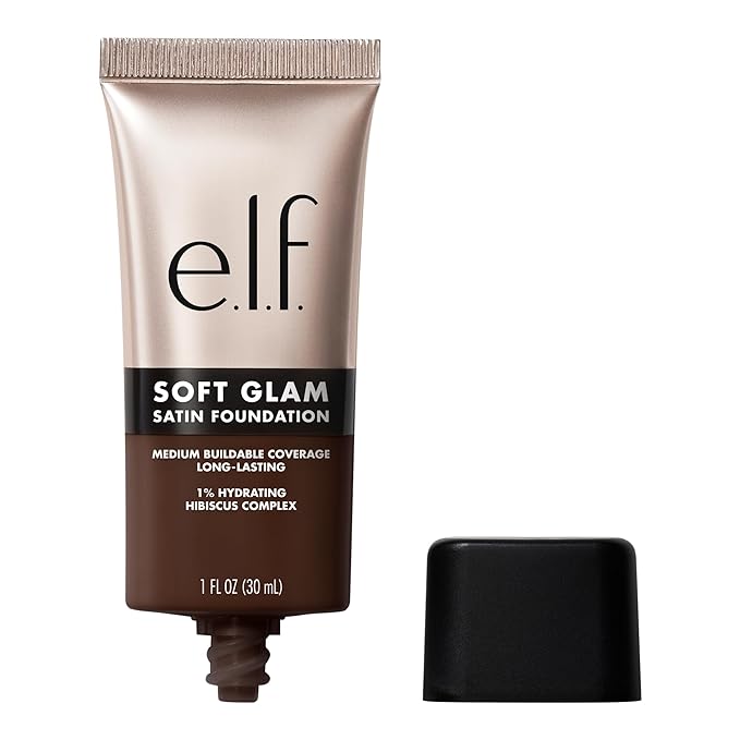 e.l.f. Soft Glam Foundation, Medium Coverage, Long-Lasting & Buildable Foundation For A Smooth, Satin Finish, Vegan & Cruelty-Free, 65 Rich Neutral-Velvo Beauty