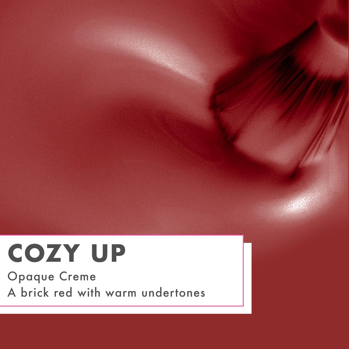 Olive & June Long Lasting Nail Polish | Plump Gel-Like Finish No Lamp Needed | Lasts up to 10 days | Salon-Quality Color at Home | 15-Free, Vegan & Cruelty-Free Chip-Resistant | Cozy Up | Brick Red-Velvo Beauty